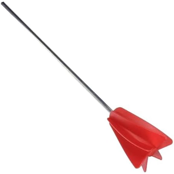 5 Gallon Paint Mixer Drill Attachment - Quick Mix No Splash - Heavy Duty Plastic Mixer Head with Metal Hex Shaft for Standard 3/8 Drills - Resin Mixer,Epoxy Mixer in 5 Gallon Bucket