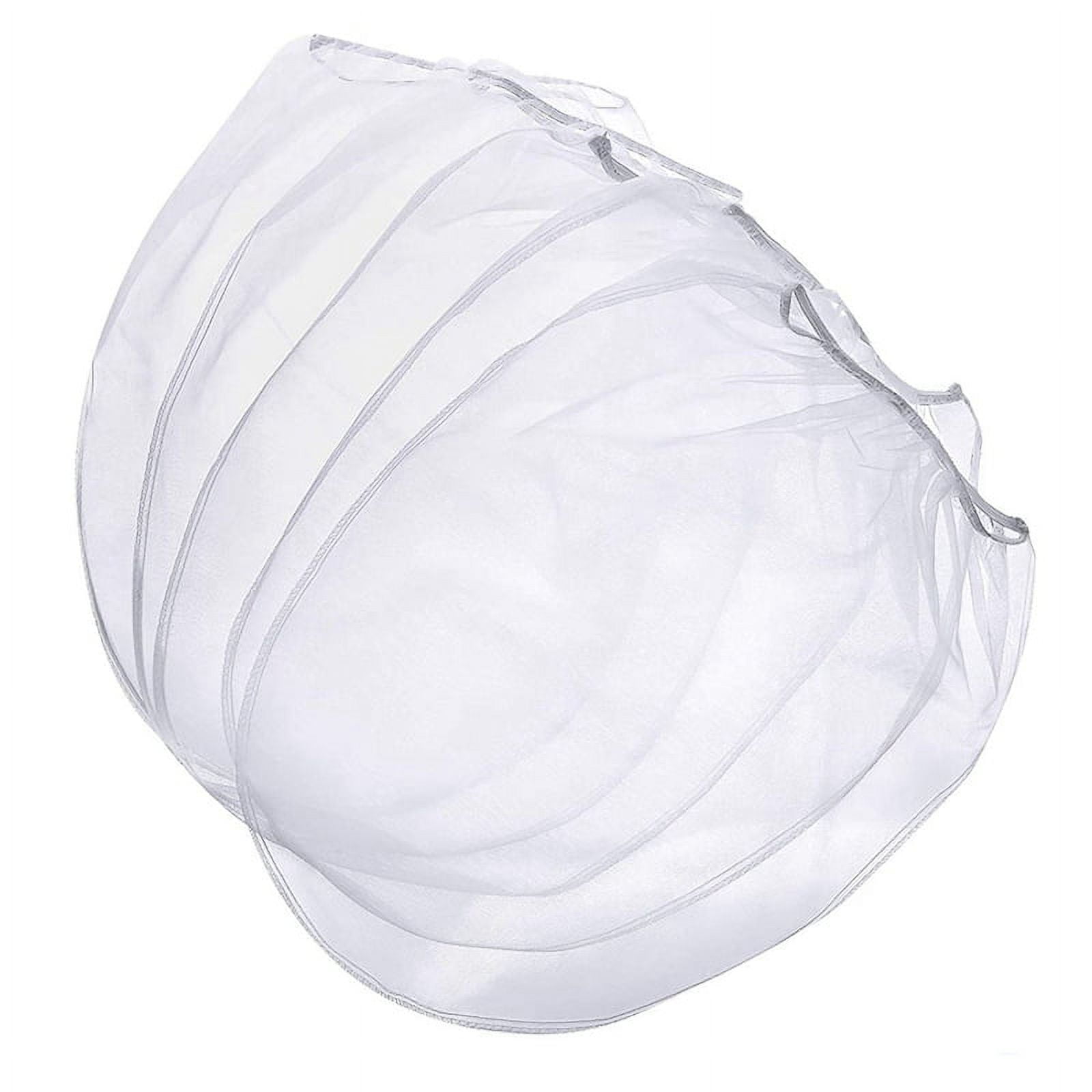 5 Gallon Paint Strainer Bags White Regular Fine Mesh/Elastic Top Bag Strainers for Use with