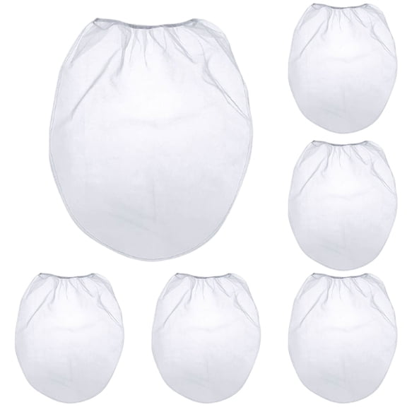 5 Gallon Paint Strainer Filter Bag with Elastic Top Opening, Reusable Nylon Mesh Filter Bag for Paint Bucket, Transparent Mesh Sieve for Liquid Filtration Kitchen Garden Use, Filter Bags 12 Piece