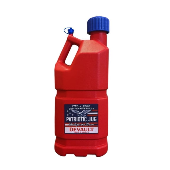 5 Gallon Patriotic Utility Jug 250th Anniversary Edition, Made in USA, Multi-Purpose Storage