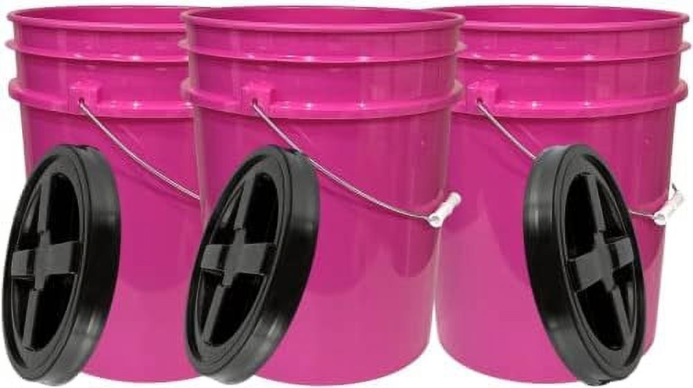 5 Gallon Plastic Food Grade Made In Bucket With Air Tight Double Gasket