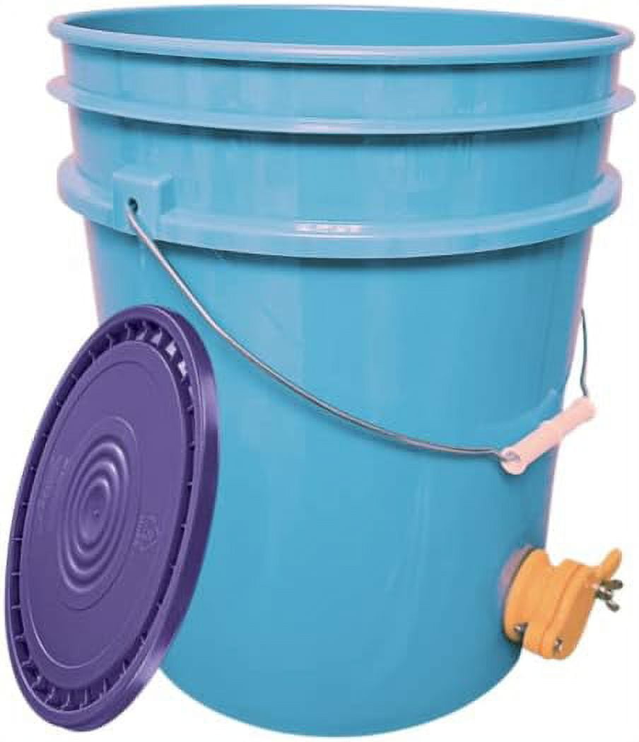 5 Gallon Plastic Honey Food Grade Bucket with Honey Gate for Beekeeping