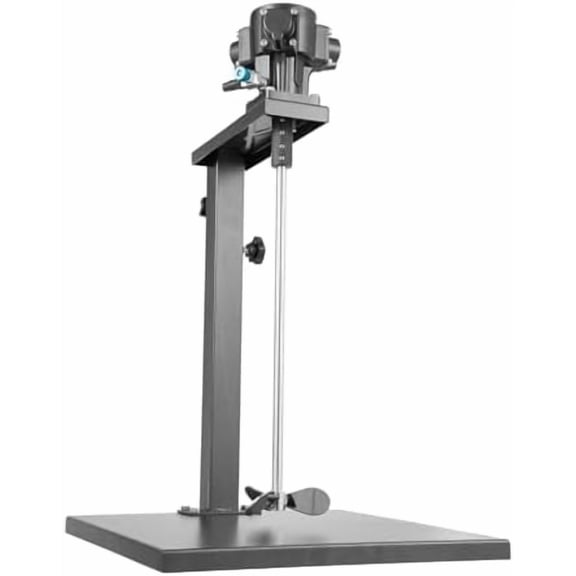 5 Gallon Pneumatic Paint Mixer, Industrial Paint Shaker Machine, Stainless Steel Automatic Paint Mixer Machine with Adjustable Height, 1/4 HP Power, 2600 RPM Speed for Paint, Coatings, Inks
