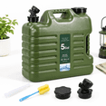 5 Gallon Portable Camping Water Storage Container with Leakproof Spigot ...