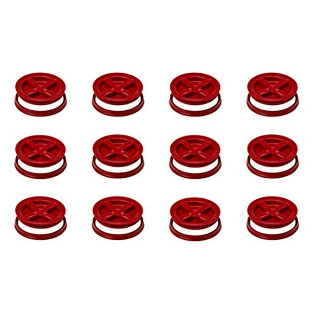 5 Gallon Red Gamma Seal Lids Case of 12