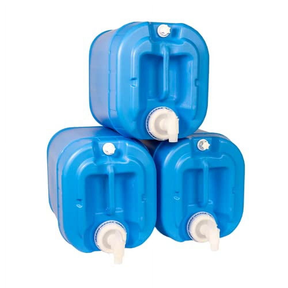 5 Gallon Stackable Water Containers (3Pack) 100 Grade, BPAFree