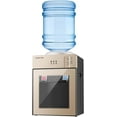 thumbnail image 1 of 5 Gallon Top Loading Countertop Water Cooler Dispenser, Small Desktop Automatic Drinking with Hot Cold Water for Home Office Dorm, 1 of 13