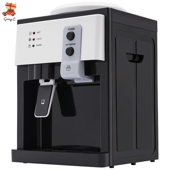 5 Gallon Top Loading Water Cooler Dispenser Countertop Hot+Cold Drinking Machine