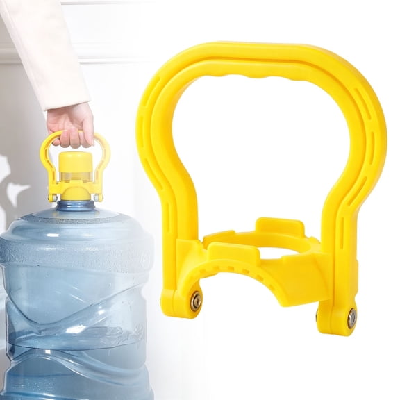5 Gallon Water Bottle Carrier Handle Water Jug Lifter Ergonomic Heavy Duty Plastic Bottle Carry Handle for 3 to 5 Gallon Water Containers Water Cooler Jugs Camping Office Home 1 Pack