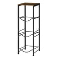 thumbnail image 1 of 5 Gallon Water Bottle Crating, 3 Tier Water Bottle Holder with Storage Shelf, Water Drinking Rack Storage Rack for Kitchen, Office, Living, Brown, 1 of 6