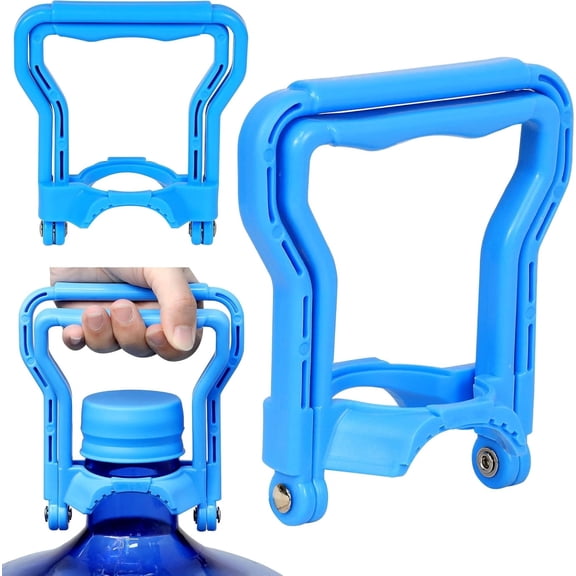 5 Gallon Water Bottle Handle (2-Pack), Ergonomic Heavy-Duty Jug Holder Save-Effort Carrier for Easy Lifting, Dual-Person Team Design