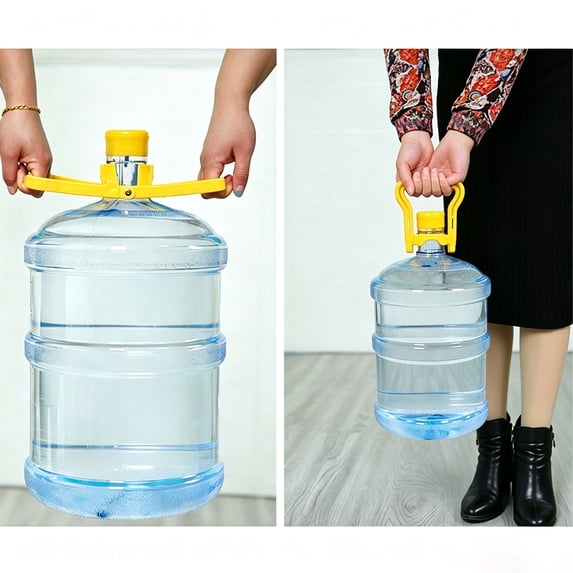 5 Gallon Water Bottle Handle,Heavy-Duty Water Jug Holder for Easy Carrying,Double-Mode Design,Single/Double-Person Lift,Ergonomic Grip – Fits Standard 5-Gallon Jugs,5.31x5.7 inch