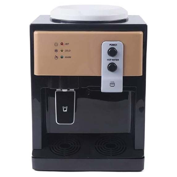 5 Gallon Water Dispenser, Top Loading Hot Cold Water Dispenser for 1.2 to 5 Gallon Bottle, Practiacal Freestanding Countertop Water Cooler with 3 Temperature Setting for Home, Office, and School