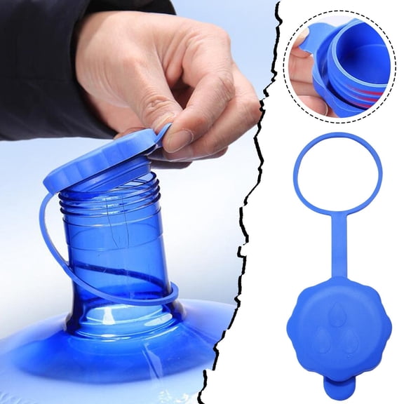 5 Gallon Water Jug Cap Set for Reusable Bottles 3 & 5 Gallon Bottle Caps 55mm Closure for Hydration Containers