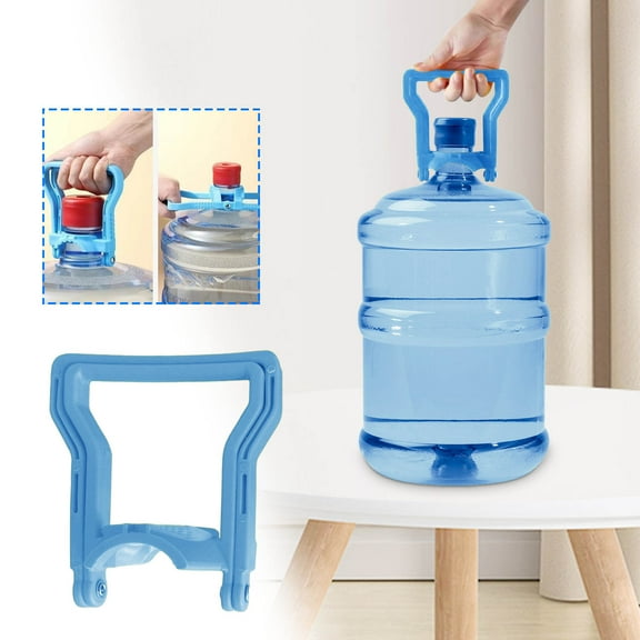 5 Gallon Water Jug Cap Water Bottle Lifter Holder Purified Drinking Water Carrier Labor Energy Saving Ergonomic Grip Handle Carrier Non-Slip Lifter Clip for 5 Gallon / 3 Gallon Water Bottle