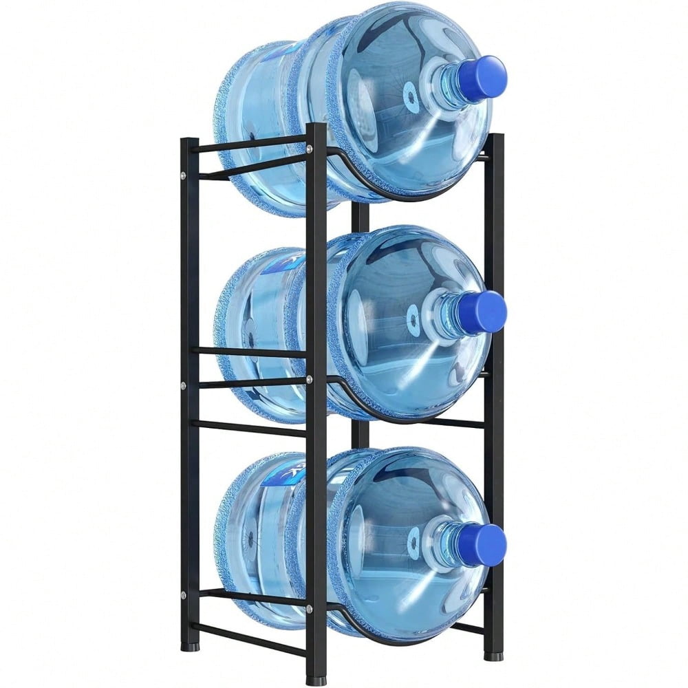 5 Gallon Water Jug Holder, 3 Tier Water Bottle Stand, Heavy Duty Water ...