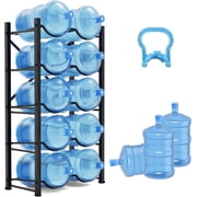 5 Gallon Water Jug Holder, 5 Tier Water Bottle Organizer for 10 Bottles, Water Bottle Storage Rack for Home Kitchen, Office