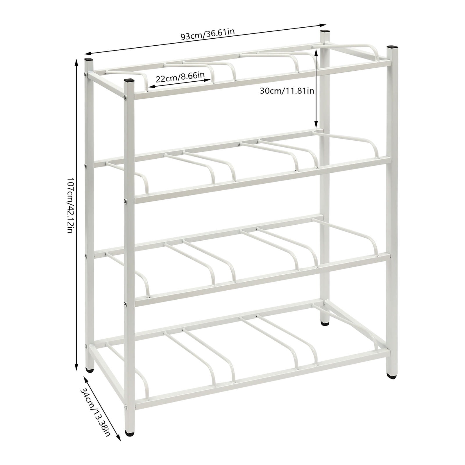 5 Gallon Water Jug Holder Storage Rack Water Bottle Holder 4 Tier