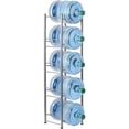 thumbnail image 1 of 5 Gallon Water Jug Holder Water Bottle Storage Rack, 5 Tiers, Silver, 1 of 7