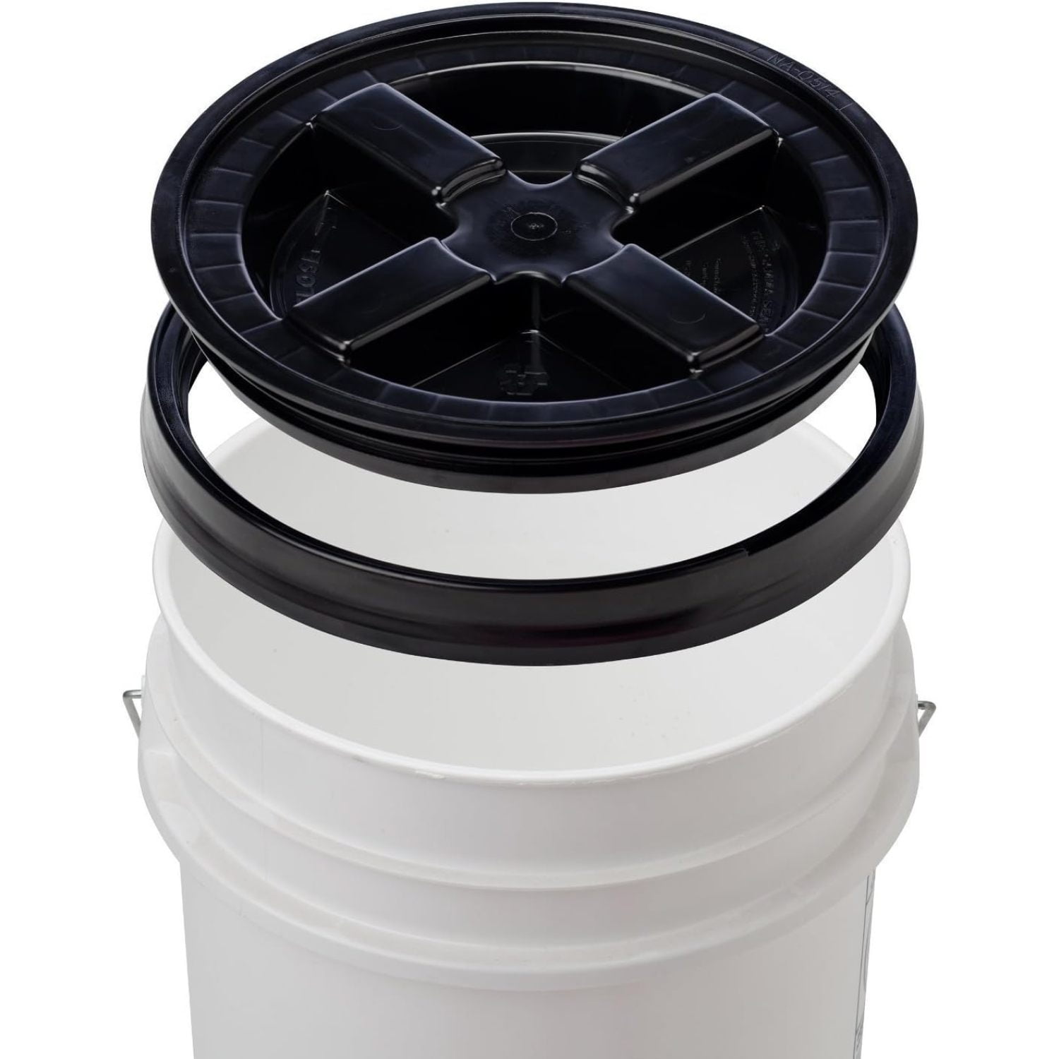 5 Gallon White Bucket & Gamma Seal Lid