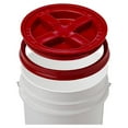 5 Gallon White Bucket & Gamma Seal Lid 5 Gallon White Bucket & Gamma Seal Lid - Food Grade Plastic Pail