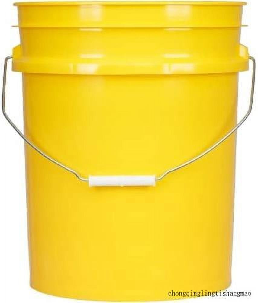 United States Plastic Buckets Tight Fitting Lids Storage 4 Gallon Pack of  10 
