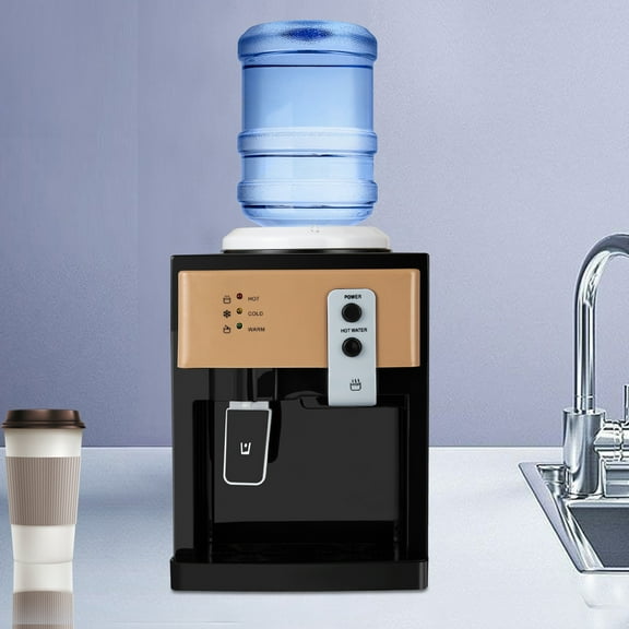 5 Gallons Water Cooler Dispenser Bottom Loading Hot & Cold Water 1.2 to 5 Gallon Countertop Electric Water Dispenser with 3 Temperature Dispenser for Home Kitchen Offices Dormitory Use
