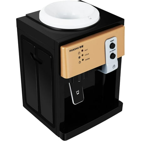 5 Gallons Water Cooler Dispenser, Countertop Water Cooler, Bottom Loading Hot & Cold Water for Home, Office