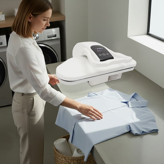 5-Gear Steam Press for Clothes,Heavy-Duty Fabric Press Machine,Heat Press Indoor