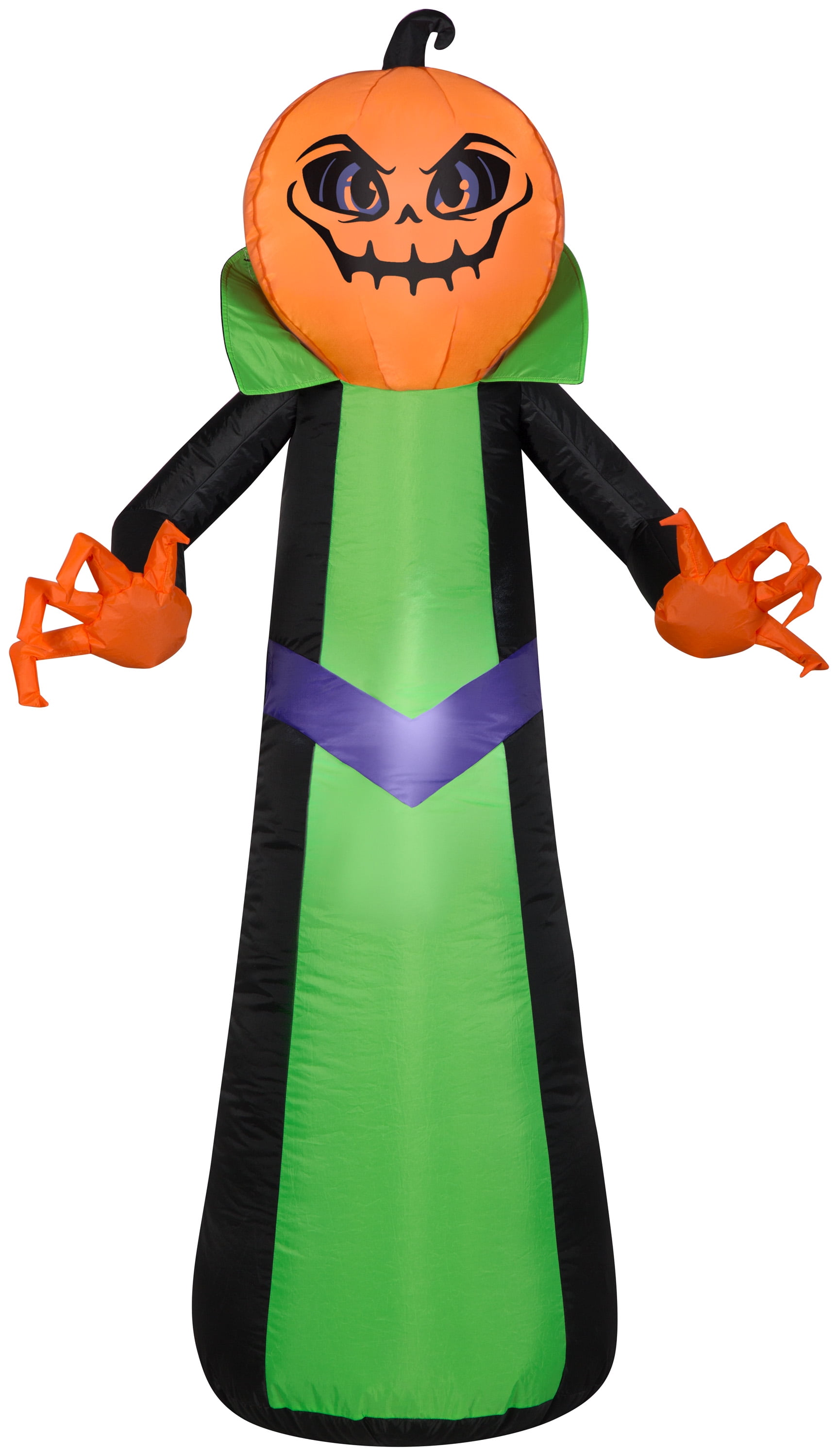 5' Gemmy Airblown Inflatable Pumpkin Reaper Halloween Decoration