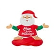 thumbnail image 1 of 5' Gemmy Airblown Yoga Meditating Santa Claus Christmas Yard Decoration 880016, 1 of 2