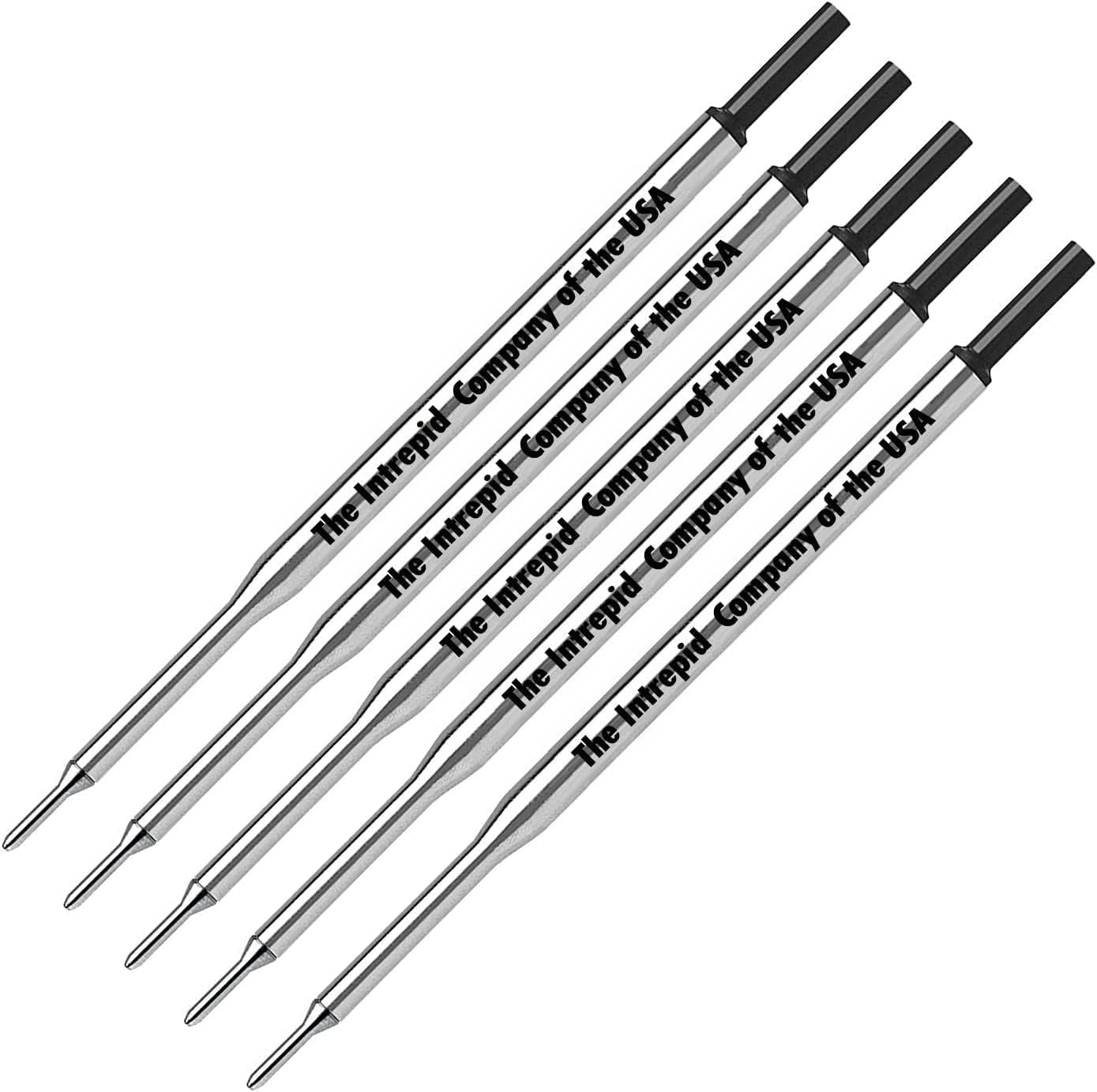 5 Genuine Flow Medium Point Refills For Papermate Lubriglide, Aspire