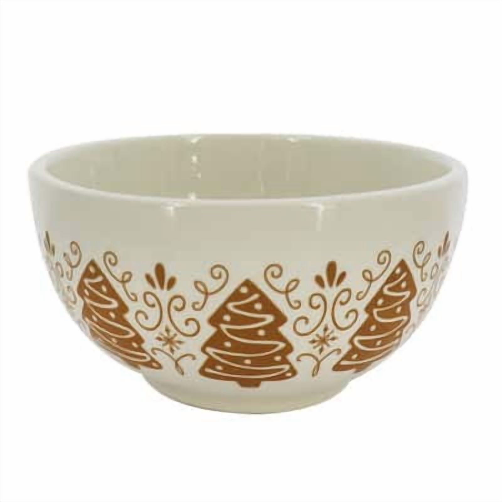 5" Gingerbread Tree Ceramic Bowl by Ashland - Holiday and Christmas Home Decor