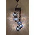 thumbnail image 1 of 5 Globes Mosaic Chandelier Turkish Mosaic Lamp Moroccan Mosaic Lighting Hanging Ceiling Lantern Lamp Pendant Light Bedside Fixture for Home, 1 of 3
