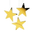thumbnail image 1 of 5" Gold Cardboard Star Decoration (12Pc) - Party Decor - 12 Pieces, 1 of 2