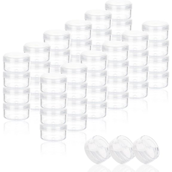 5 Gram Cosmetic Containers 100pcs Sample Jars Tiny Makeup Sample Containers with lids
