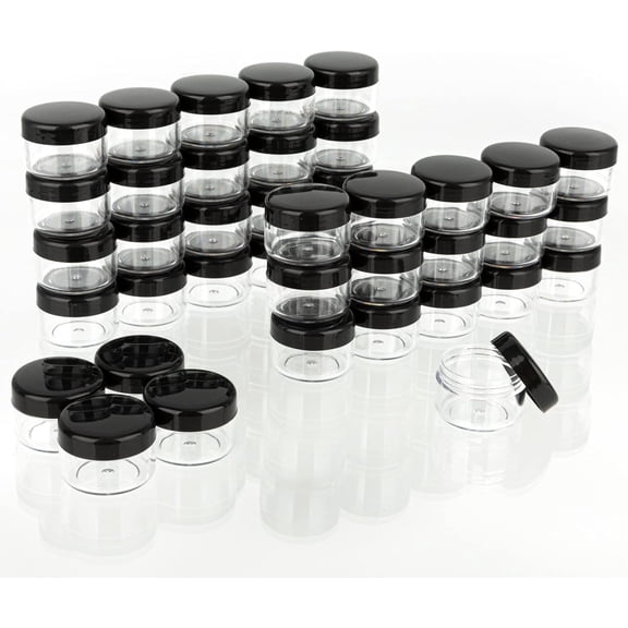5 Gram Cosmetic Containers 100pcs Sample Jars Tiny Makeup Sample Containers with lids