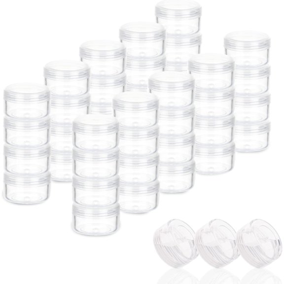 5 Gram Cosmetic Containers 50pcs Sample Jars Tiny Makeup Sample Containers with lids