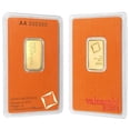 thumbnail image 1 of 5 Gram Gold Bar Valcambi Suisse .9999 Fine (in Assay), 1 of 6