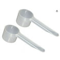 thumbnail image 1 of 5 Gram Plastic Measuring Spoon Set for Creatine Powder, Flour, Spices, Cocoa – Food-Grade Precision Scoop with Short Handle, 2 Pack for Cooking Recipes, 1 of 5
