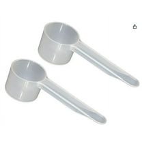 5 Gram Scoop, Plastic Measuring Scoop, 2Pcs Tablespoon, Handle Scoop for Measuring Coffee, Pet Food, Grains, Protein, Spices and Other Dry Goods
