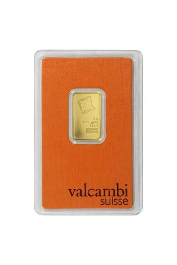 5 Gram Valcambi Gold Bar (In Assay)