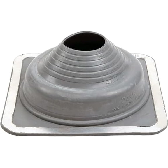 #5 Gray Square Base EPDM Flexible Pipe Flashing (DFE105G)$$Tools & Hardware Other