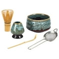 thumbnail image 1 of 5 Green Tea Ceramic Whisk Holder, Accessories, Stainless Sifter, Handmade Starter , Japanese Set for Japanese Tea Ceremony , C Bowl, 1 of 9