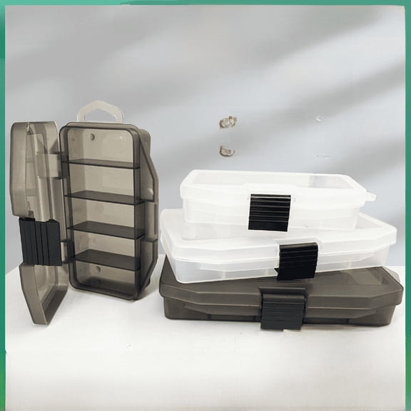 5 Grid Bait Box Thunder Frog Box Fishing Tackle Storage Box Portable Fishing Accessories Fishing Hook Bait Tool Box