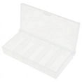 thumbnail image 1 of 5 Grids Plastic Organizer Box Clear Fishing Tackle Storage Box Jewelry Dividers Container Case, 1 of 8