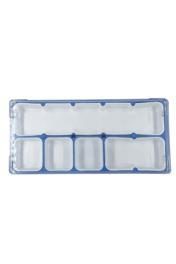 5 Grids Plastic Watch Tiny Parts Storage Box Plastic Watch Repair Parts Container for Beads Jewelry Rectangle Case Watch Accessories
