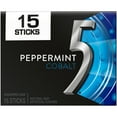 thumbnail image 1 of 5 Gum Peppermint Cobalt Sugar Free Chewing Gum - 15 Ct, 1 of 9