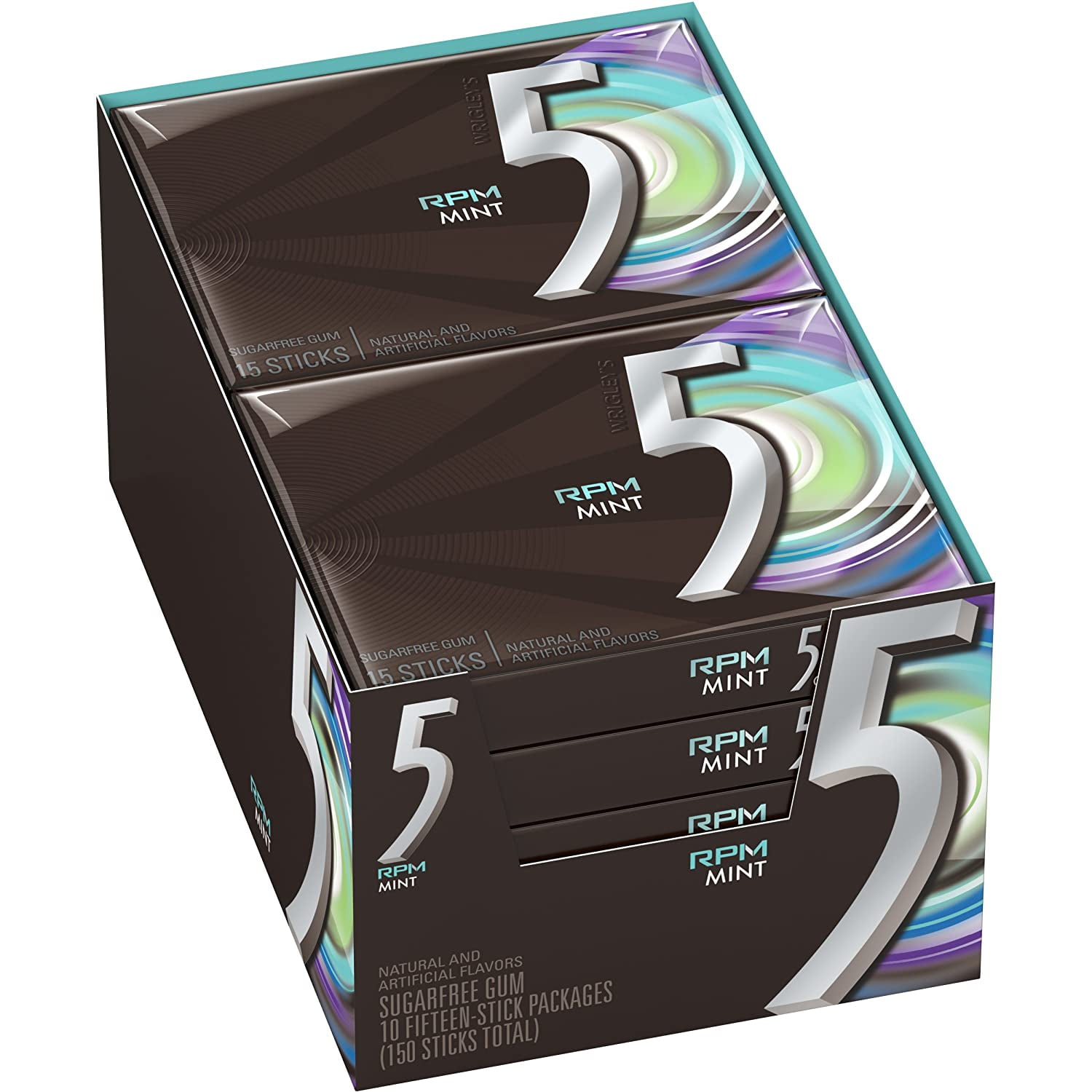 BonBon.① 5-Gum-RPM-Mint-Sugarfree-Gum-