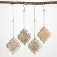thumbnail image 1 of 5"H Sullivans Holiday Text Wood Ornament - Set of 4, White Christmas Ornaments, 1 of 3